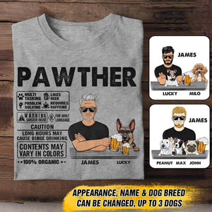 Personalized Dog Dad Tshirt Printed 22JUY-HC08