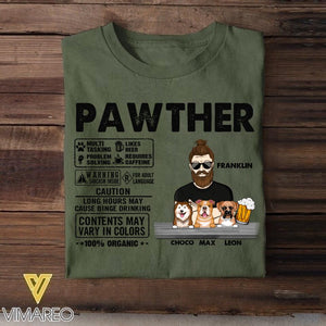 Personalized Dog Dad Tshirt Printed 22JUY-HC08