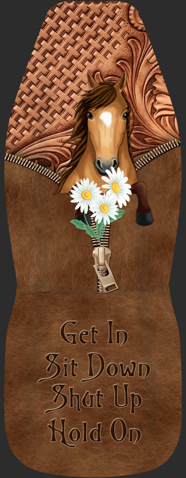 Personalized Get In Sit Down Shut Up Hold On Horse 3D Printed QTHC1107