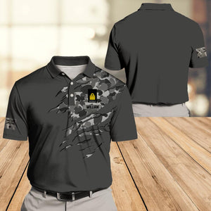 Personalized Australian Veteran/ Solider Camo Polo Shirts 3D Printed QTDT1307