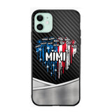 Personalized Mimi With Grandkid Heart Flag Phone Case Printed 22JUY-HC14