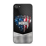 Personalized Mimi With Grandkid Heart Flag Phone Case Printed 22JUY-HC14