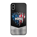 Personalized Mimi With Grandkid Heart Flag Phone Case Printed 22JUY-HC14