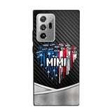 Personalized Mimi With Grandkid Heart Flag Phone Case Printed 22JUY-HC14