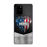 Personalized Mimi With Grandkid Heart Flag Phone Case Printed 22JUY-HC14