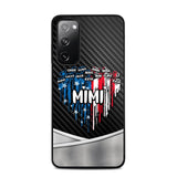 Personalized Mimi With Grandkid Heart Flag Phone Case Printed 22JUY-HC14