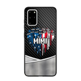 Personalized Mimi With Grandkid Heart Flag Phone Case Printed 22JUY-HC14