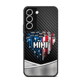 Personalized Mimi With Grandkid Heart Flag Phone Case Printed 22JUY-HC14