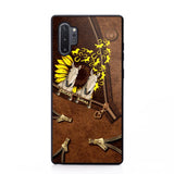 Personalized Horses With Sunflower Phone Case Printed NQHC1407