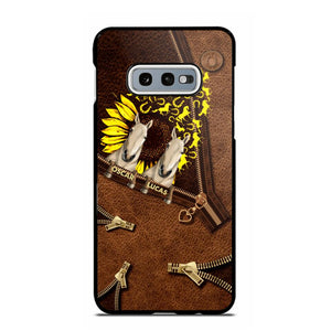 Personalized Horses With Sunflower Phone Case Printed NQHC1407