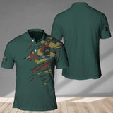 Personalized Belgium Veteran/ Solider Camo Polo Shirts 3D Printed QTDT1607