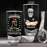 Personalized Canadian Firefighter Tumbler Printed 22JUY-HC18