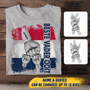 Personalized Best Netherland Dad Ever Tshirt Printed 22JUY-HC20