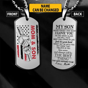 Personalized Mom & Son Necklaces Printed 22JUY-HC22