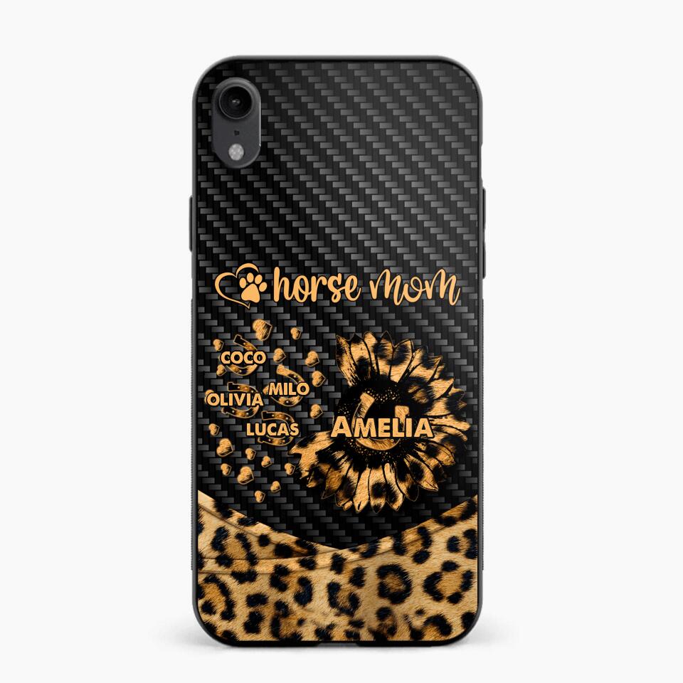 Personalized Horse Mom Phone Case Printed NQHC2607