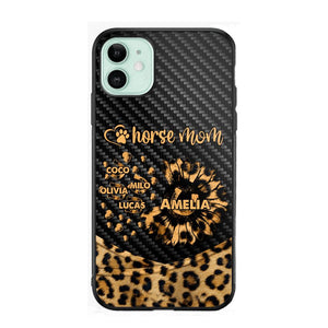 Personalized Horse Mom Phone Case Printed NQHC2607