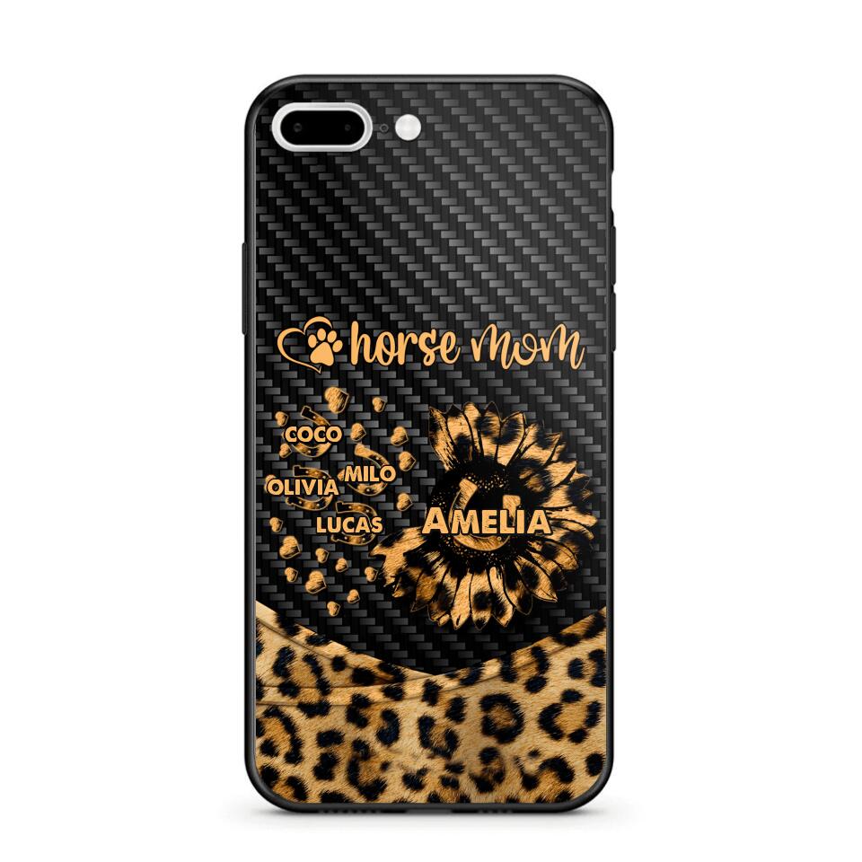 Personalized Horse Mom Phone Case Printed NQHC2607