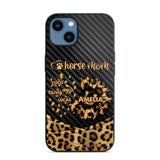 Personalized Horse Mom Phone Case Printed NQHC2607