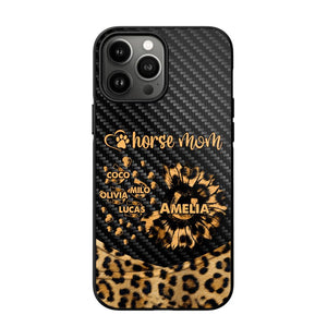 Personalized Horse Mom Phone Case Printed NQHC2607