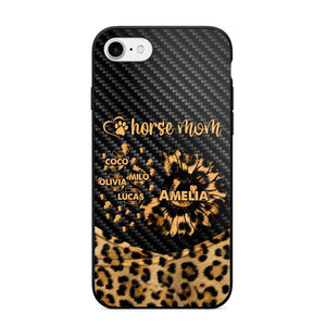 Personalized Horse Mom Phone Case Printed NQHC2607