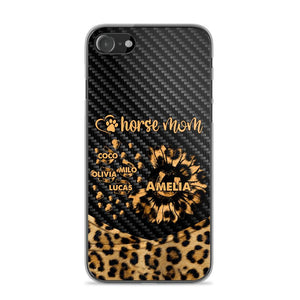 Personalized Horse Mom Phone Case Printed NQHC2607