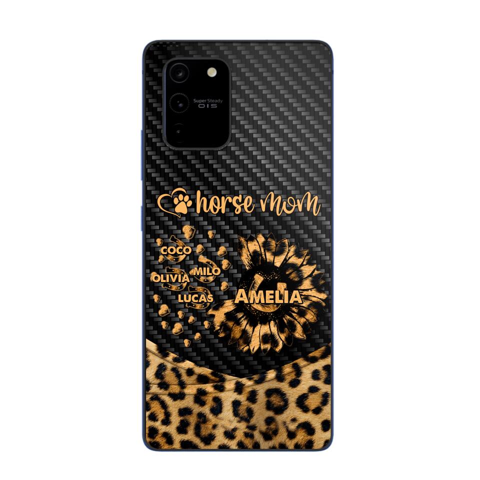 Personalized Horse Mom Phone Case Printed NQHC2607