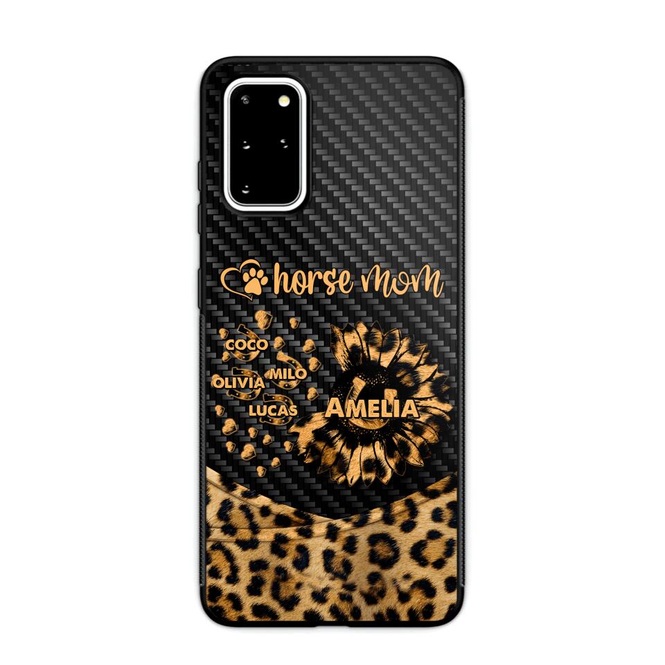 Personalized Horse Mom Phone Case Printed NQHC2607