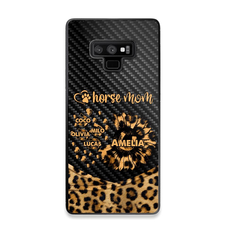 Personalized Horse Mom Phone Case Printed NQHC2607