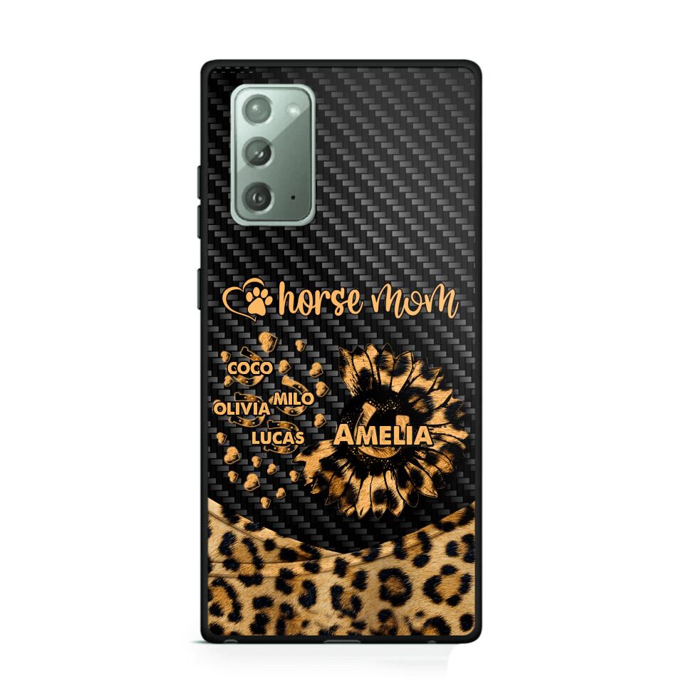 Personalized Horse Mom Phone Case Printed NQHC2607