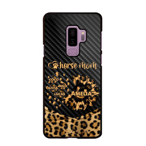 Personalized Horse Mom Phone Case Printed NQHC2607