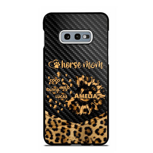 Personalized Horse Mom Phone Case Printed NQHC2607