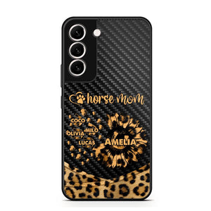 Personalized Horse Mom Phone Case Printed NQHC2607