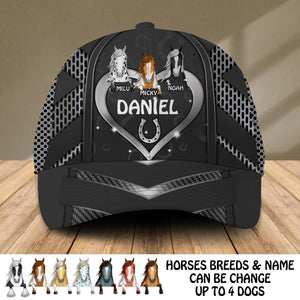 Personalized Horse Name Custom Cap Printed NGDT2607