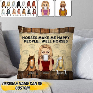 Personalized Yes, I Really Do Need All These Horse And Dogs Pillow Printed NQHC2707