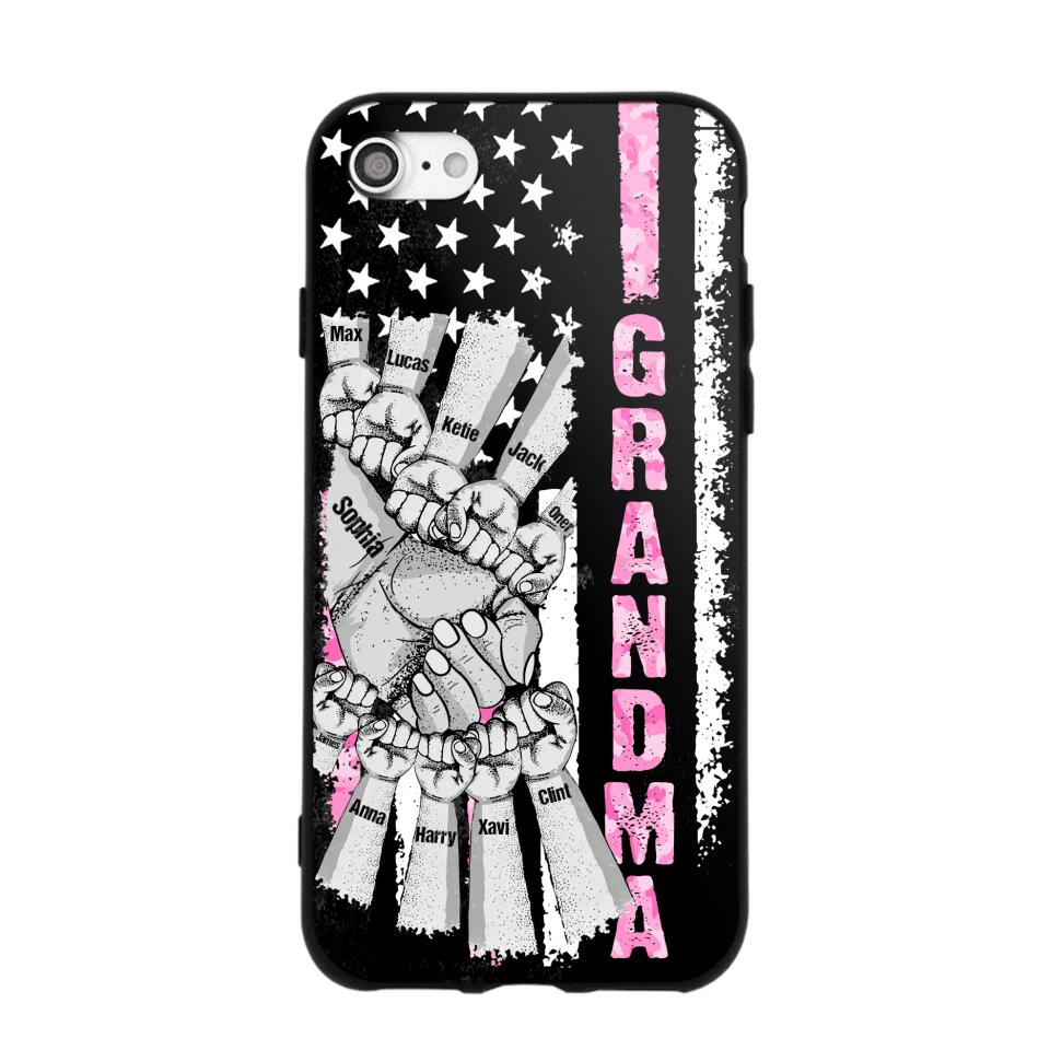 Personalized Grandma Kid Phone Case Printed 22JUY-HQ27