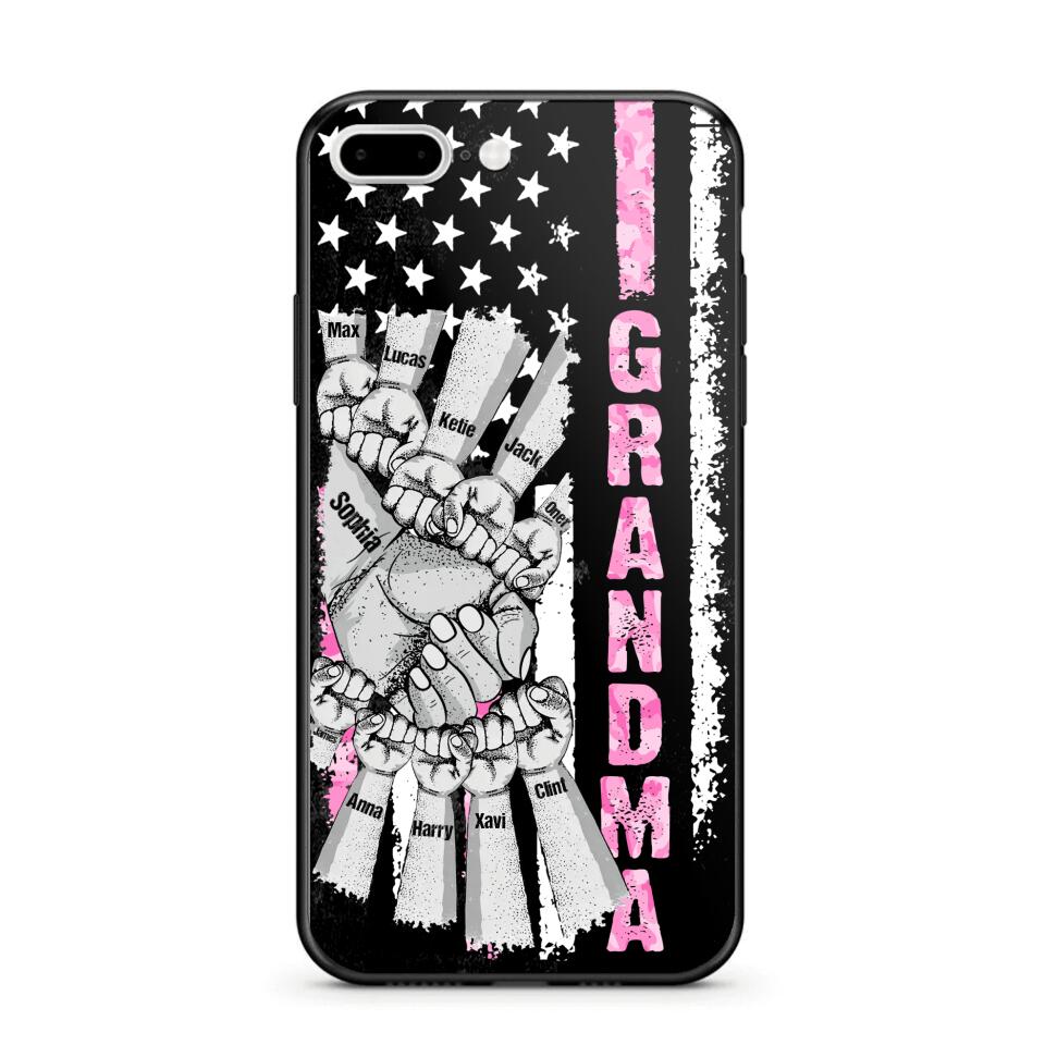 Personalized Grandma Kid Phone Case Printed 22JUY-HQ27