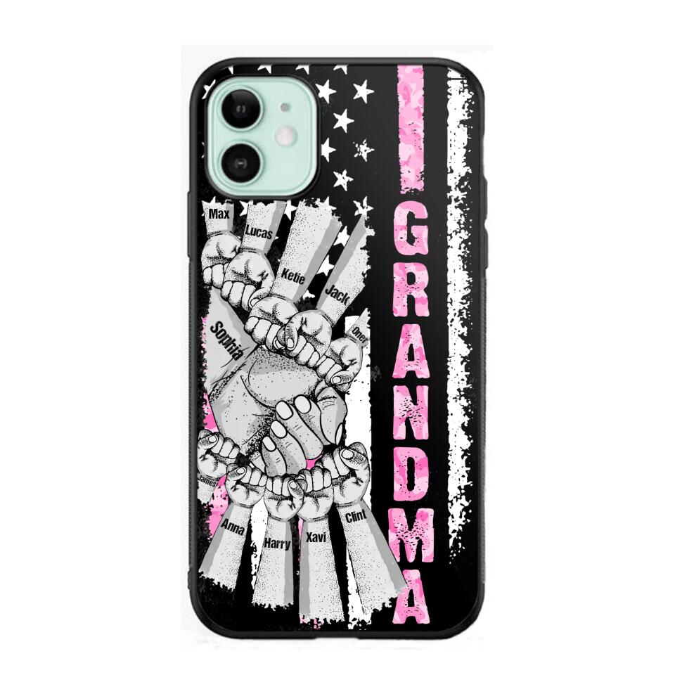 Personalized Grandma Kid Phone Case Printed 22JUY-HQ27