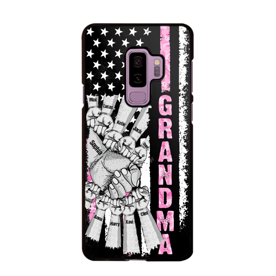 Personalized Grandma Kid Phone Case Printed 22JUY-HQ27