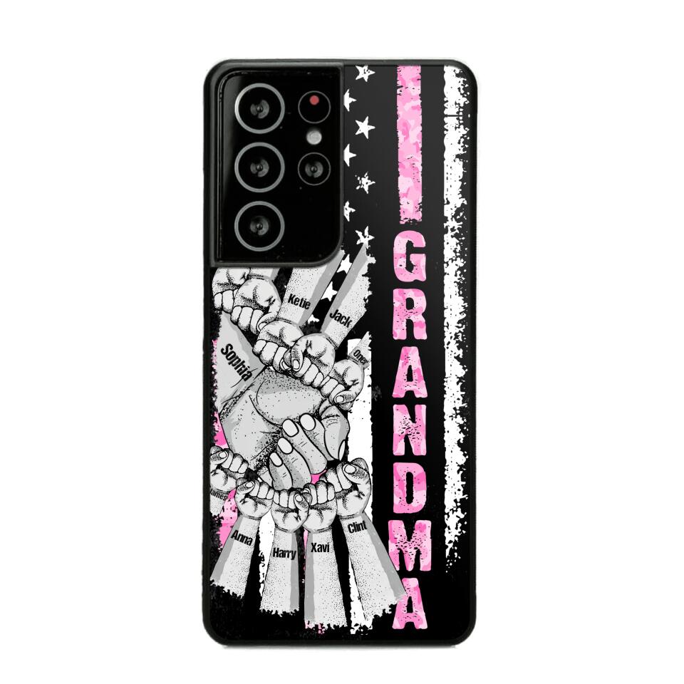 Personalized Grandma Kid Phone Case Printed 22JUY-HQ27