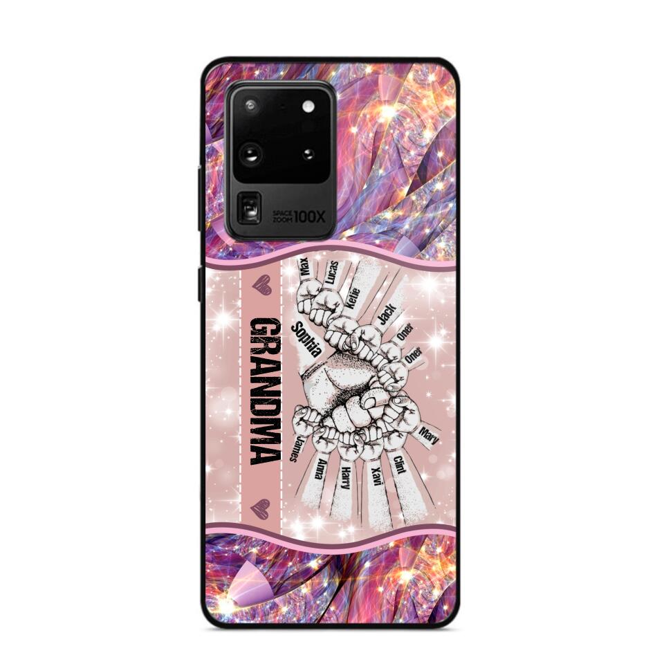 Personalized Grandma Kid Phone Case Printed 22JUY-HY29