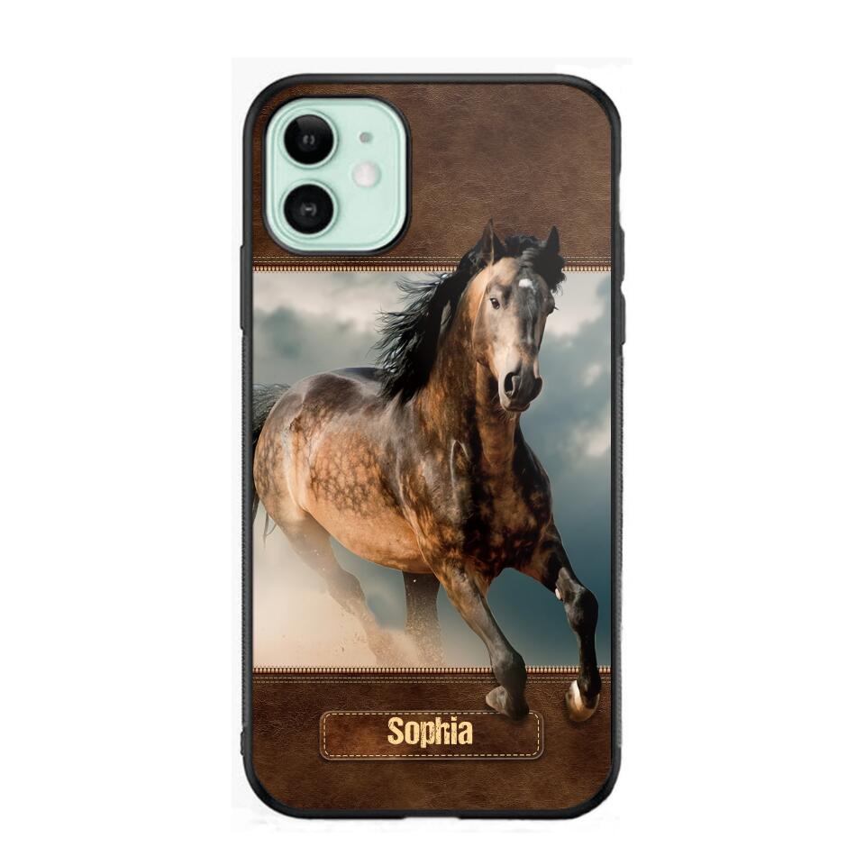 Personalized Horse Lover Phone Case Printed 22JUY-HQ30