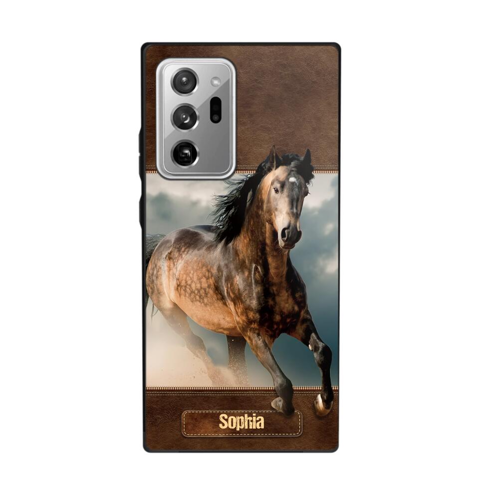 Personalized Horse Lover Phone Case Printed 22JUY-HQ30