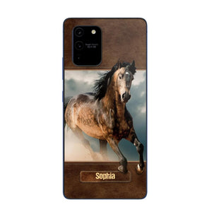 Personalized Horse Lover Phone Case Printed 22JUY-HQ30