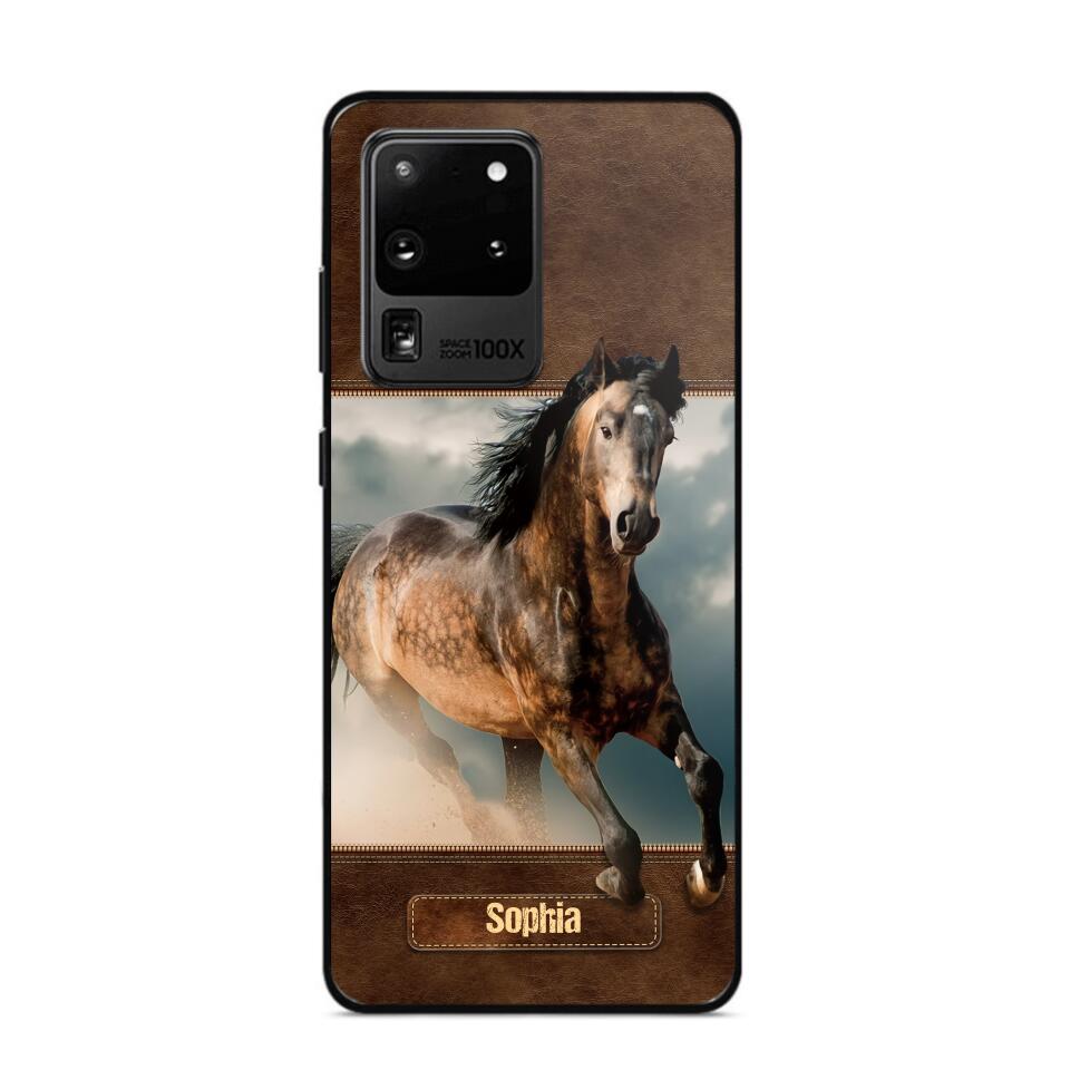 Personalized Horse Lover Phone Case Printed 22JUY-HQ30