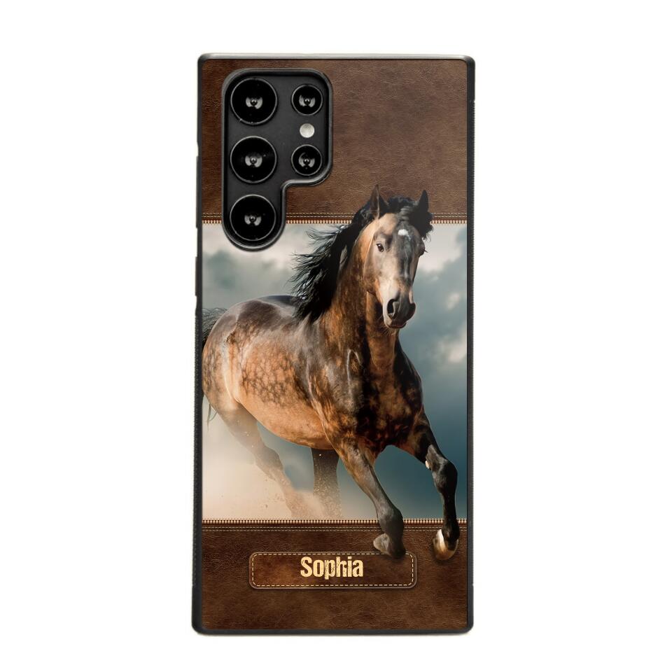 Personalized Horse Lover Phone Case Printed 22JUY-HQ30