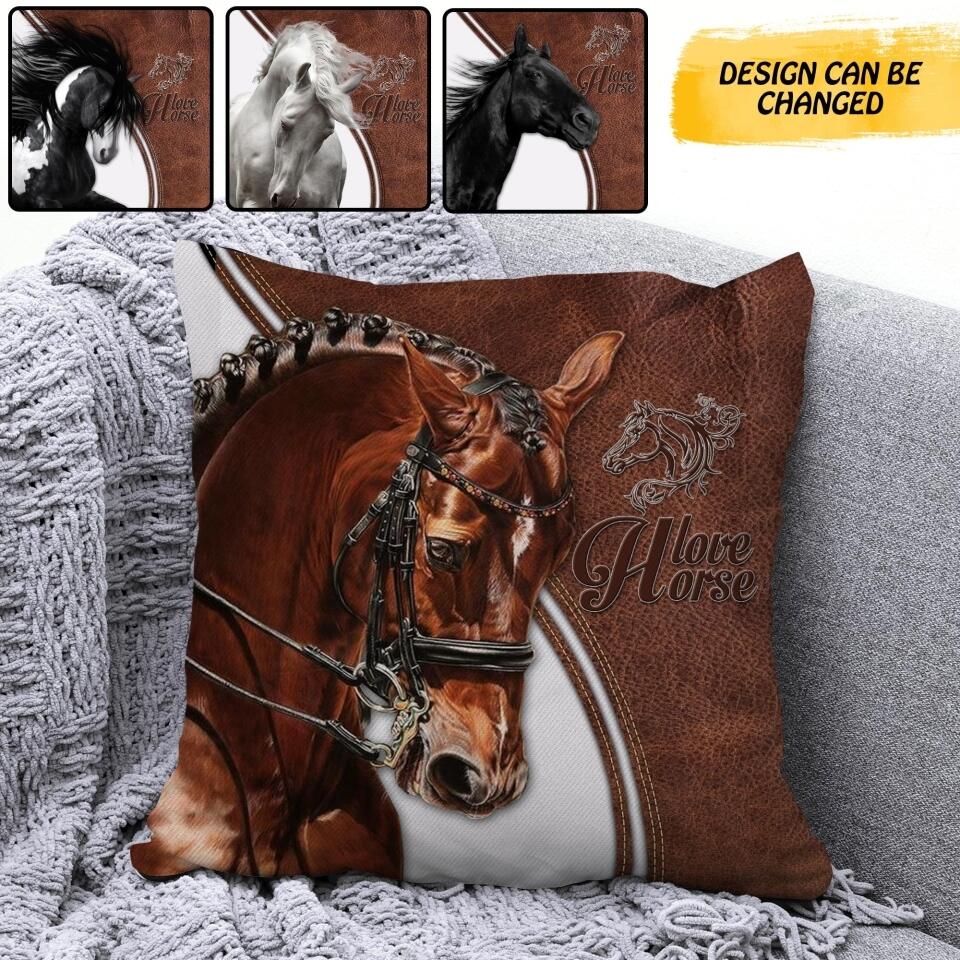 Personalized Horse Lover Pillow Printed NQDT0308