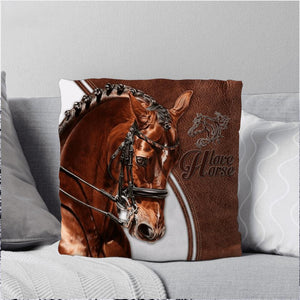 Personalized Horse Lover Pillow Printed NQDT0308