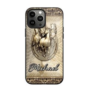 Personalized Horse Lover Phone Case Printed 22AUG-MA04