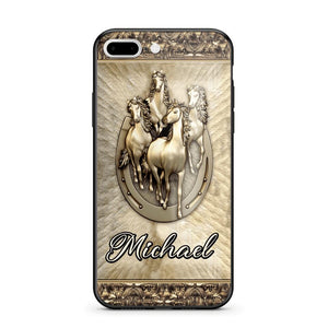 Personalized Horse Lover Phone Case Printed 22AUG-MA04