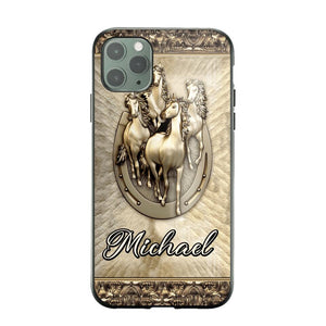 Personalized Horse Lover Phone Case Printed 22AUG-MA04